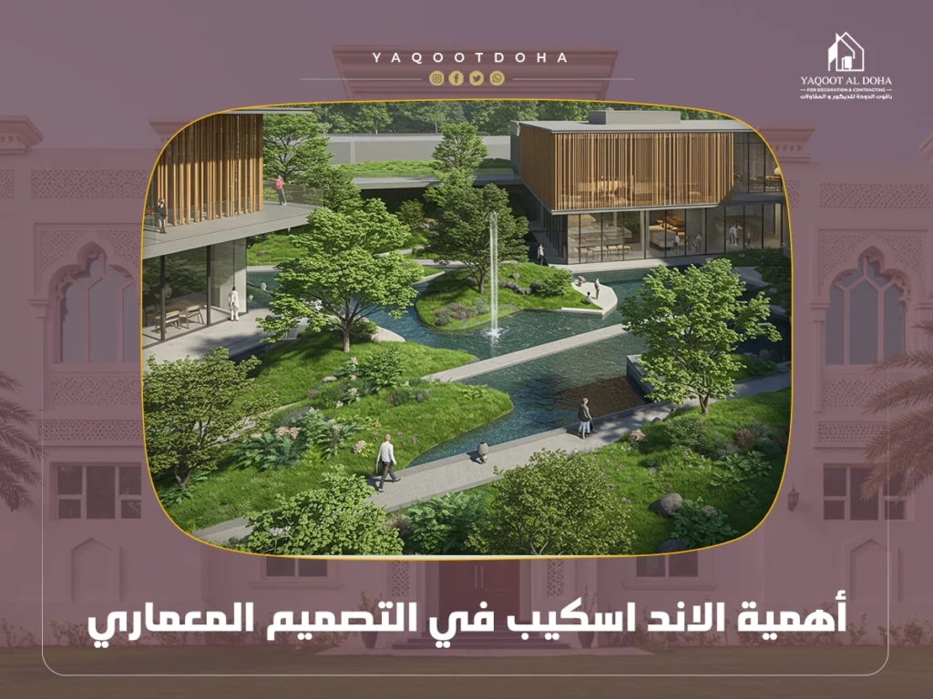 أهمية الاند اسكيب في التصميم المعماري