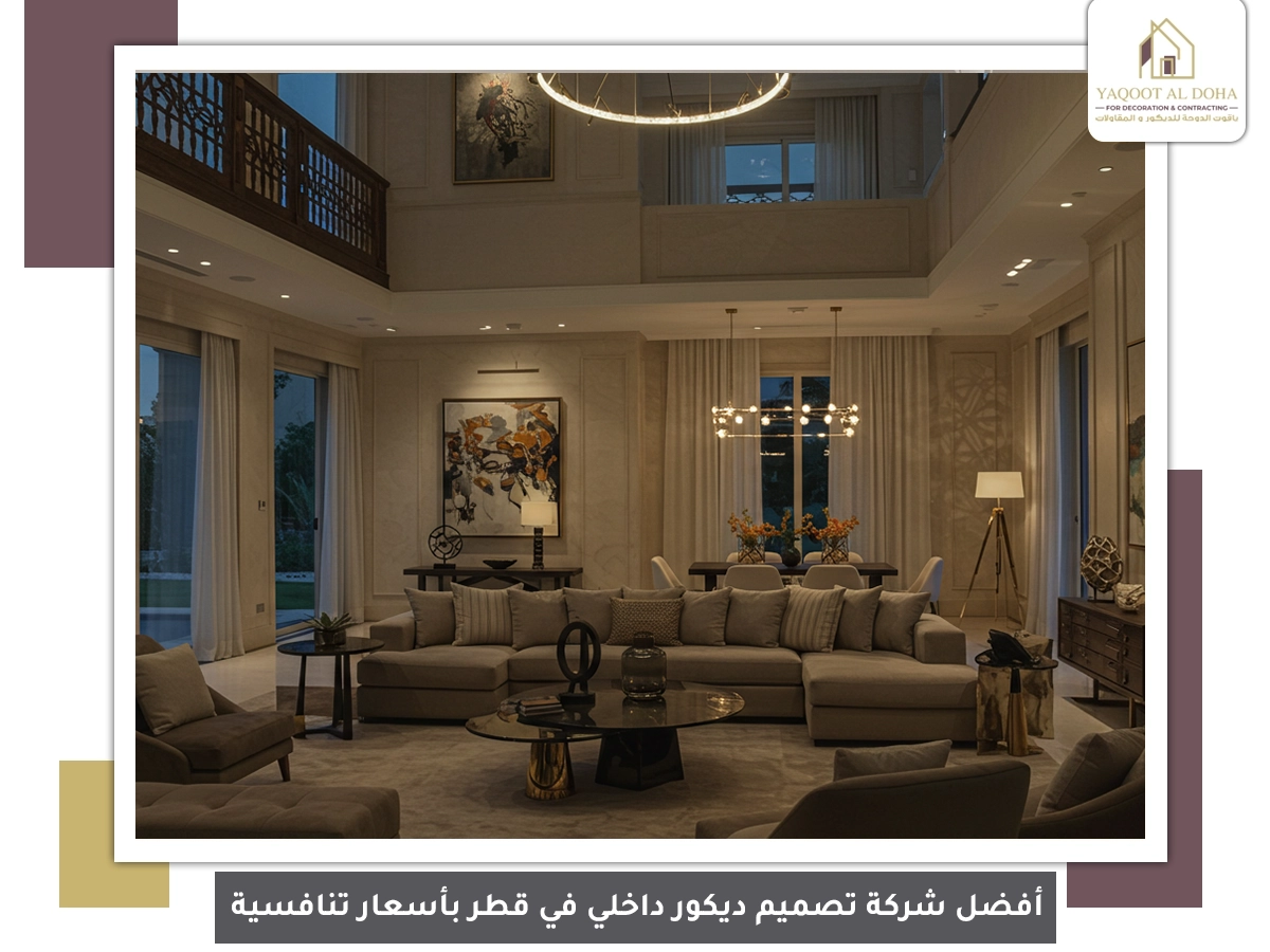 أفضل شركة تصميم ديكور داخلي في قطر بأسعار تنافسية