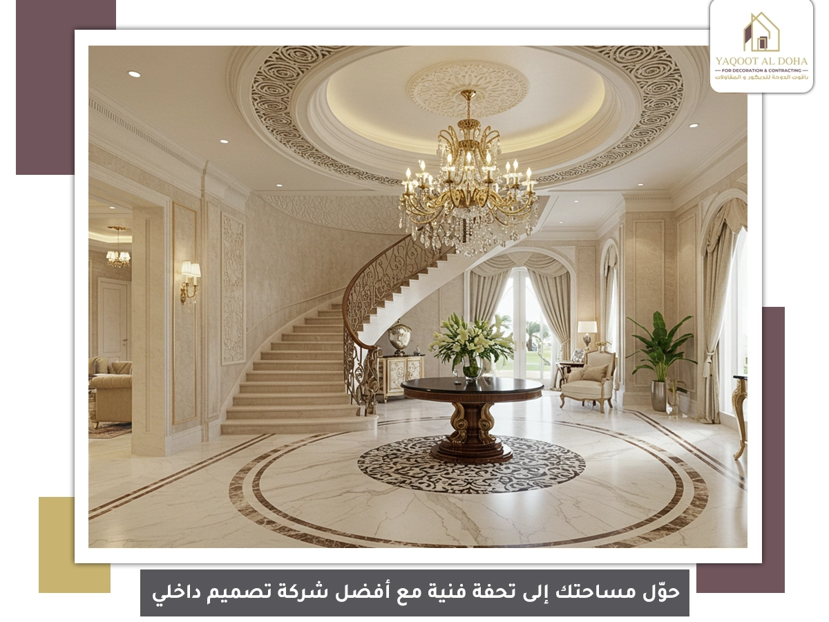 حوّل مساحاتك إلى تحفة فنية مع أفضل شركة تصميم داخلي في قطر