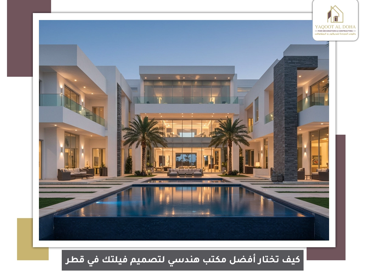 كيف تختار أفضل مكتب هندسي لتصميم فيلتك في قطر؟