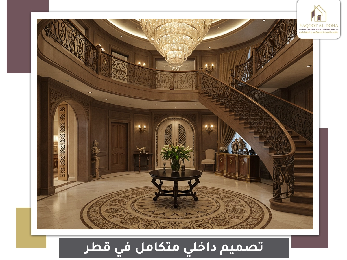 تصميم داخلي متكامل في قطر - تحقق لك الفخامة والراحة