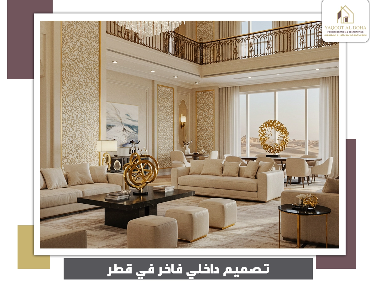تصميم داخلي فاخر في قطر